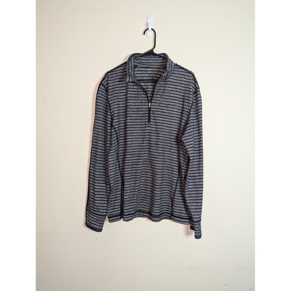 Lululemon Other - Lululemon Metal Vent Tech 1/2 Zip Pullover Mens Large Striped Long Sleeve